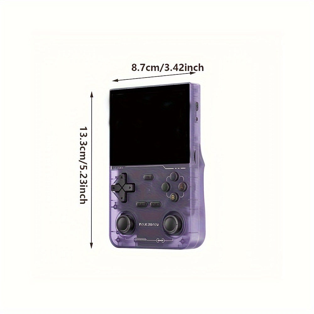 Open Source Portable Handheld Game Console 3.5-Inch IPS Screen 64GB TF Card Pre-Installed Emulator Ultra Long Battery OTG Retro Gaming Gift