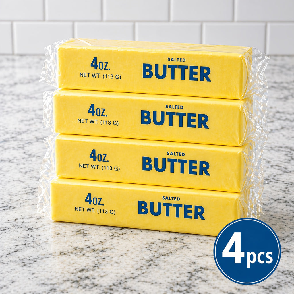 Butter Squishy Toys 6 Pack – Giant Slow Rebound Simulated Butter Squeeze Fidget Toy for Stress Relief, Desk Decor & Party Gifts