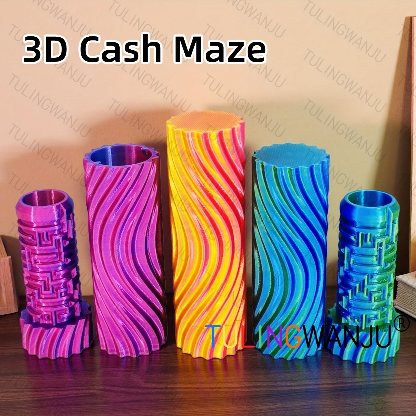 3D Cash Maze Puzzle Gift Box 6-Pack – Novelty Money Gift Container with Maze Challenge – Fun Present Box for Christmas, Halloween & Easter – Unique Gift Idea for Kids & Adults