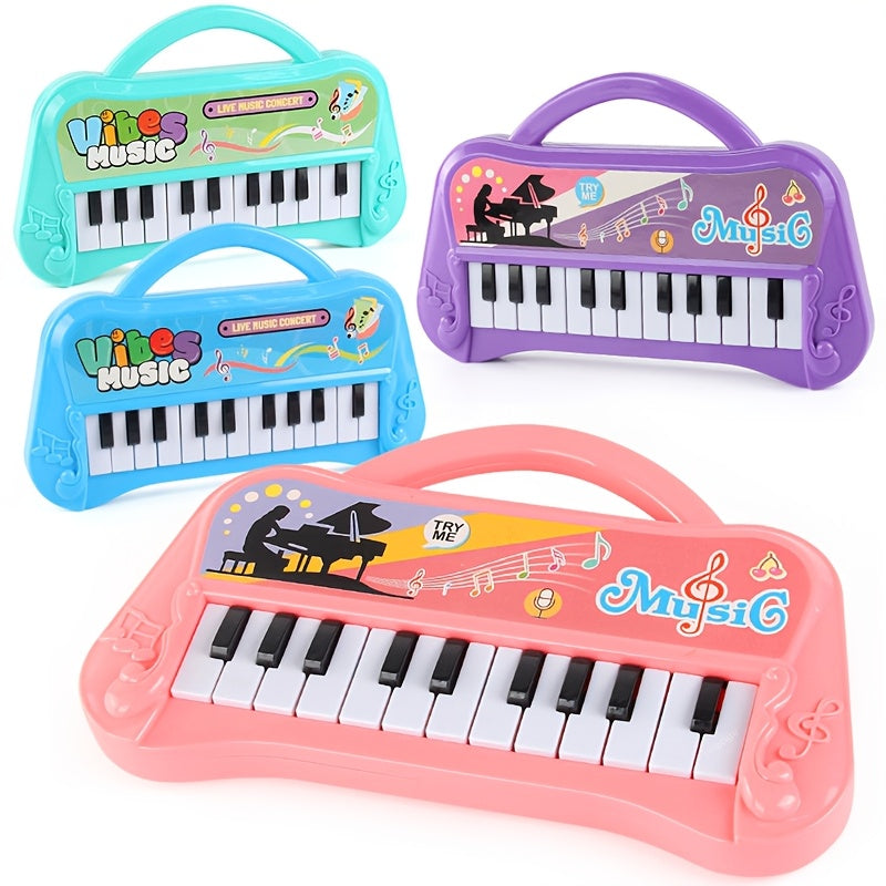 Kids Piano Keyboard Toy 13 Keys Portable Electronic Music Instrument for Toddlers Boys Girls Birthday Christmas Gift Educational STEM Toy