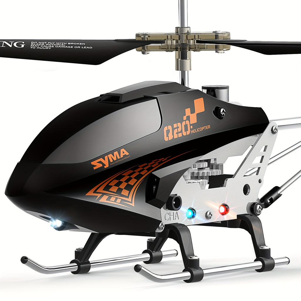 RC Helicopter Altitude Hold One-Key Takeoff Landing 3.5CH Gyro Stabilizer Indoor Flying Toy Alloy Frame Kids Boys Girls Ages 8-12 Birthday Christmas Valentine Gift