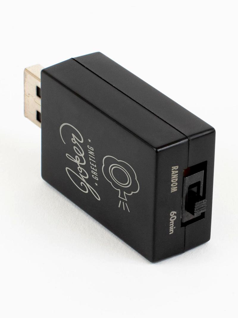 USB Fart Prank Device with Random and 60-Minute Sound Modes, Plug-and-Play USB-A Toot Noise Maker for Office Gag Gifts, Ages 12+