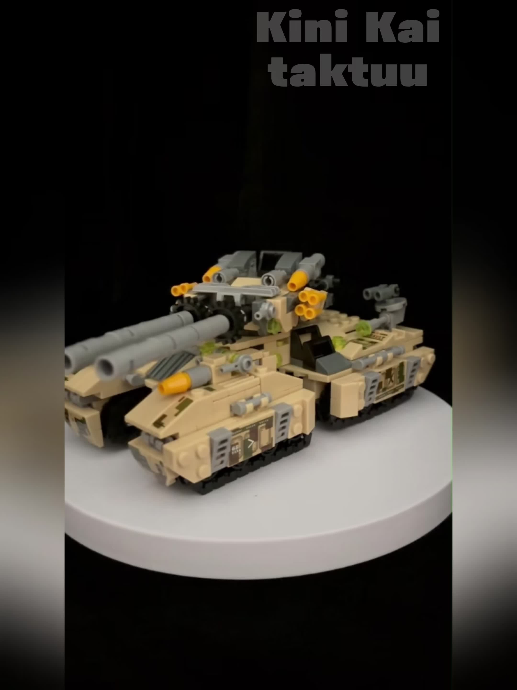 Snow Tank Building Blocks Set 1628pcs 8-in-1 Military Armored Vehicle Model Kit for Adults Teens Ages 14 Plus - Christmas Birthday Gift