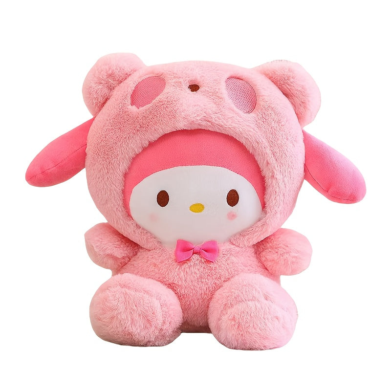 Cute Character Plush Dolls Stuffed Animals - Kawaii Dog & Kuromi Style Plushies for Girls, Soft Anime Plush Toy Gift for Birthday Easter Christmas Holiday, Room Decor Collectible Plush
