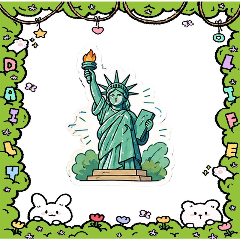 Decorative Stickers with Ten Selectable Creative Design Options for Personal DIY Projects, Small Gifts and Customer Thank-You Surprises