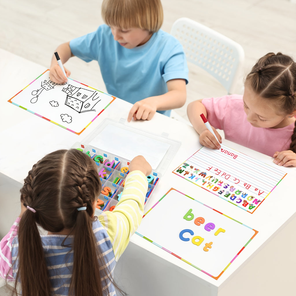 Magnetic Letters Numbers for Kids 253PCS Alphabet Fridge Magnets Educational Toys for Toddlers Spelling Learning STEM Classroom Homeschool Gift