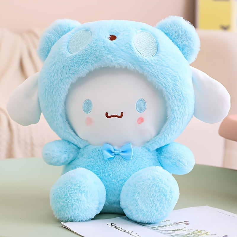 Cute Character Plush Dolls Stuffed Animals - Kawaii Dog & Kuromi Style Plushies for Girls, Soft Anime Plush Toy Gift for Birthday Easter Christmas Holiday, Room Decor Collectible Plush