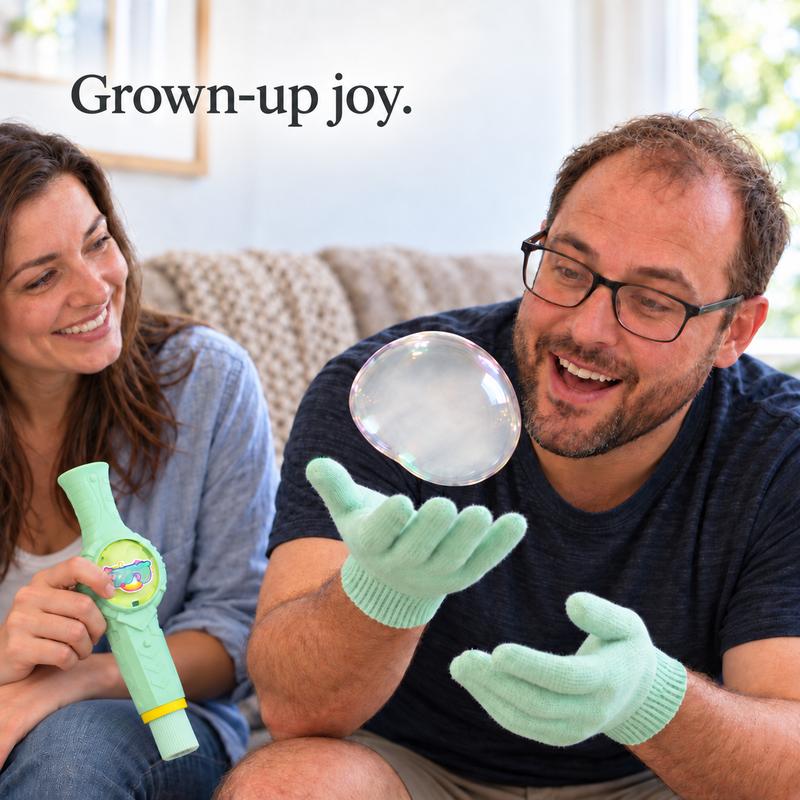 Handheld Bubble Maker Wand with Fog Effect, Lights and Sound, Portable Bubble Sword Toy in Pink or Green for Outdoor Family Play and Party Gifts