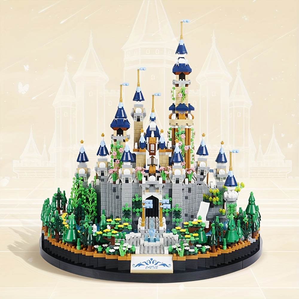 Princess Castle Building Blocks 3600pcs Fairytale Construction Toy for Girls – Educational Decorative Castle Model Kit with Gift Box, Room Decor – Birthday Valentine Easter Holiday Gift