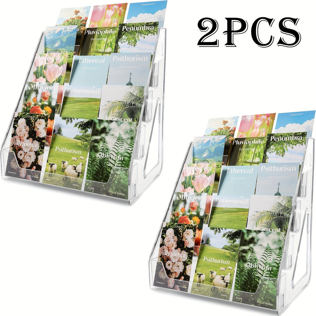 Trading Card Display Stand 5-Tier Vertical for PSA BGS SGC Graded Slabs – Tabletop Baseball Basketball Sports Card Rack Snap-On Assembly, Collector Gift