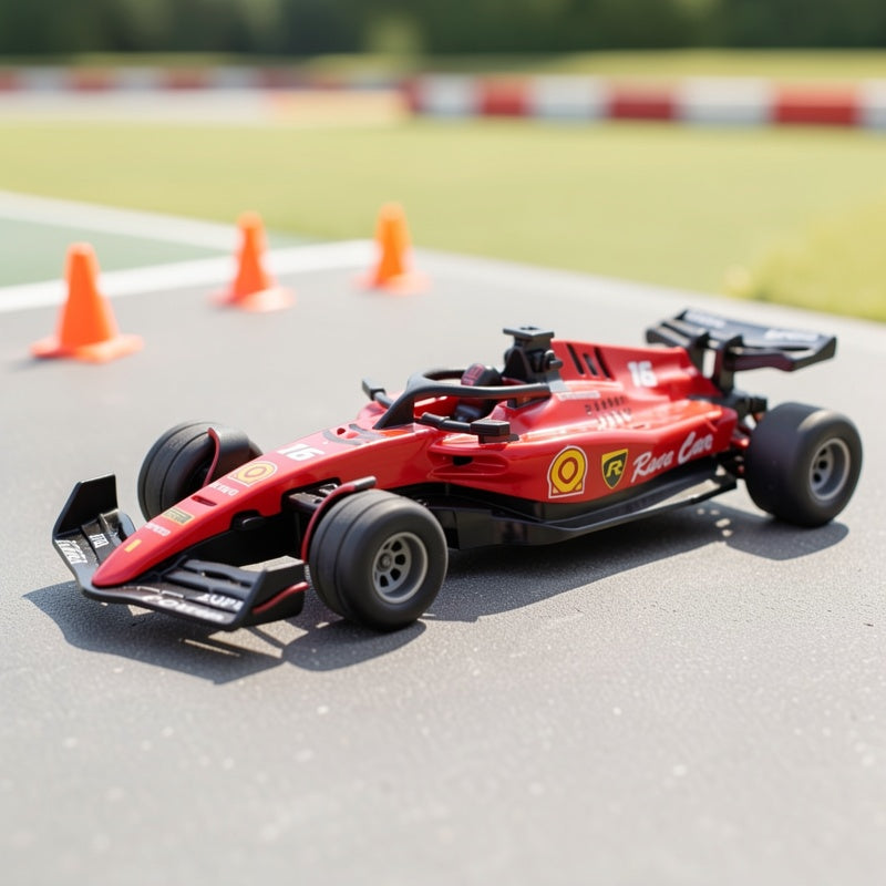 Mini RC Racing Car 1:64 Scale 4WD Drift Alloy Die-Cast with Lights & Adjustable Speed, 2.4G Remote Control Car for Boys Kids Adults, Indoor Outdoor Christmas Birthday Gift