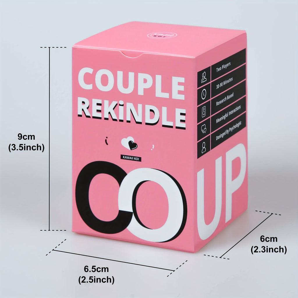 Couples Conversation Starter Card Game 165 Cards Date Night Reconnect Strengthen Bond Romantic Tabletop Game Valentine's Day Wedding Anniversary Gift