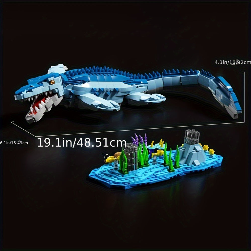 Dinosaur Building Blocks STEM Set 1158 Pieces Mesiondy – Large Dino Brick Construction Kit for Kids Ages 6+, Creative Educational Toy Boys Girls, Birthday Christmas Gift for Dinosaur Lovers