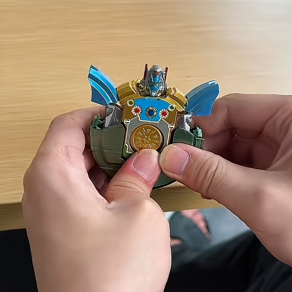 Deformation Robot Fidget Spinner Bulk Pack 12 21 30pcs Finger Gyroscope Random Color ABS – Fingertip Gyro Stress Relief Toy for Kids & Adults, Easter Party Favor Gift