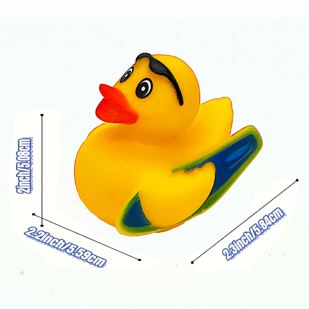 Rubber Duck Assortment 25pcs - Bulk Rubber Duckies for Kids Bath Toy, Birthday Baby Shower Classroom Party Favor, Summer Pool Beach Toy, Halloween Christmas Gift, Random Styles