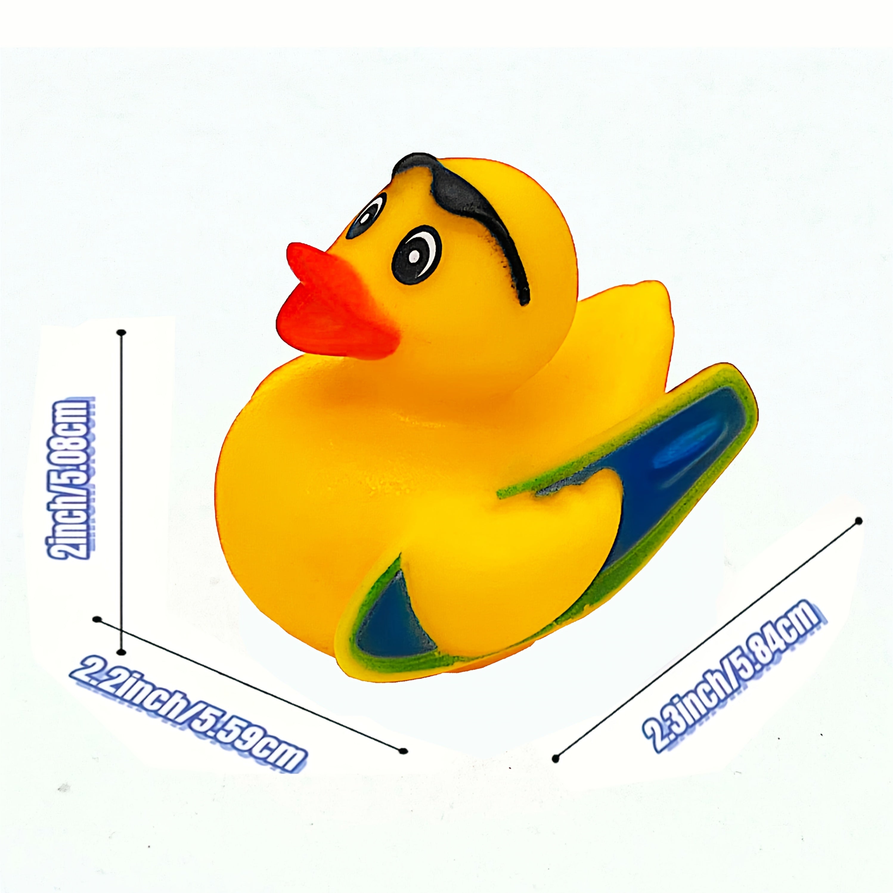 Rubber Duck Assortment 25pcs - Bulk Rubber Duckies for Kids Bath Toy, Birthday Baby Shower Classroom Party Favor, Summer Pool Beach Toy, Halloween Christmas Gift, Random Styles
