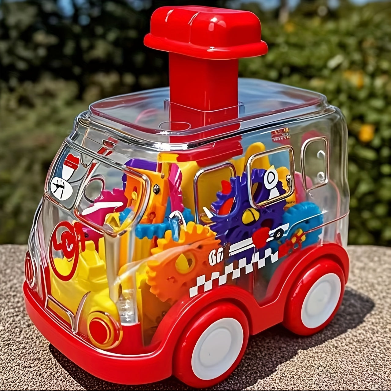 Model Gear Cars Toy Set for Kids – Interlocking Mechanical Gear Vehicle Building Toy, STEM Learning Gift for Boys Girls Ages 3+, 3 Pack