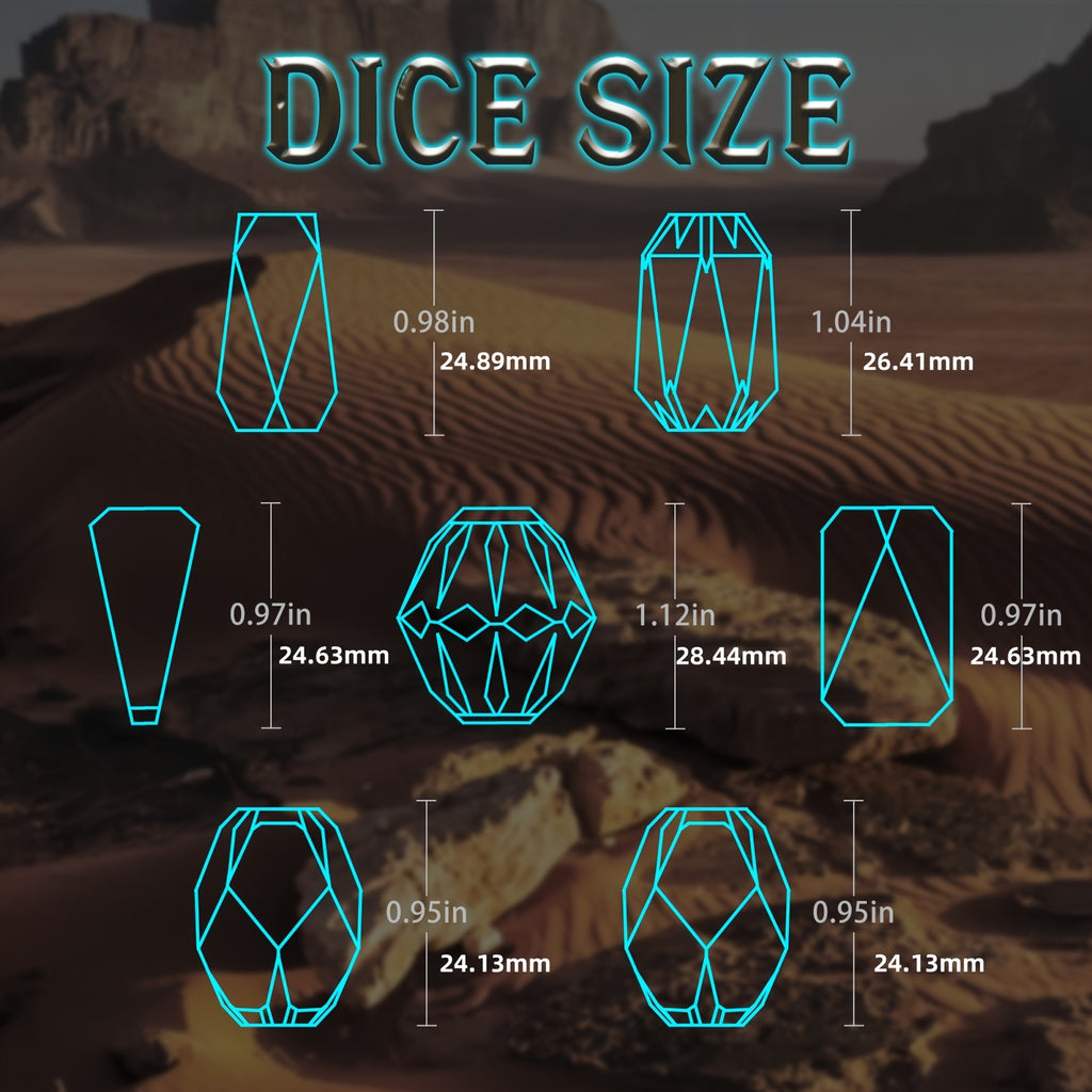 Metal DND Dice Set 7 Piece Stonehenge Themed Glow in the Dark – Zinc Alloy Heavy Polyhedral RPG Dice D4-D20 with Gift Box Blue, Dungeon Master Birthday Christmas Gift for Tabletop Gamers