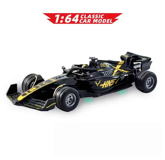 Mini RC Racing Car 1:64 Scale 4WD Drift Alloy Die-Cast with Lights & Adjustable Speed, 2.4G Remote Control Car for Boys Kids Adults, Indoor Outdoor Christmas Birthday Gift