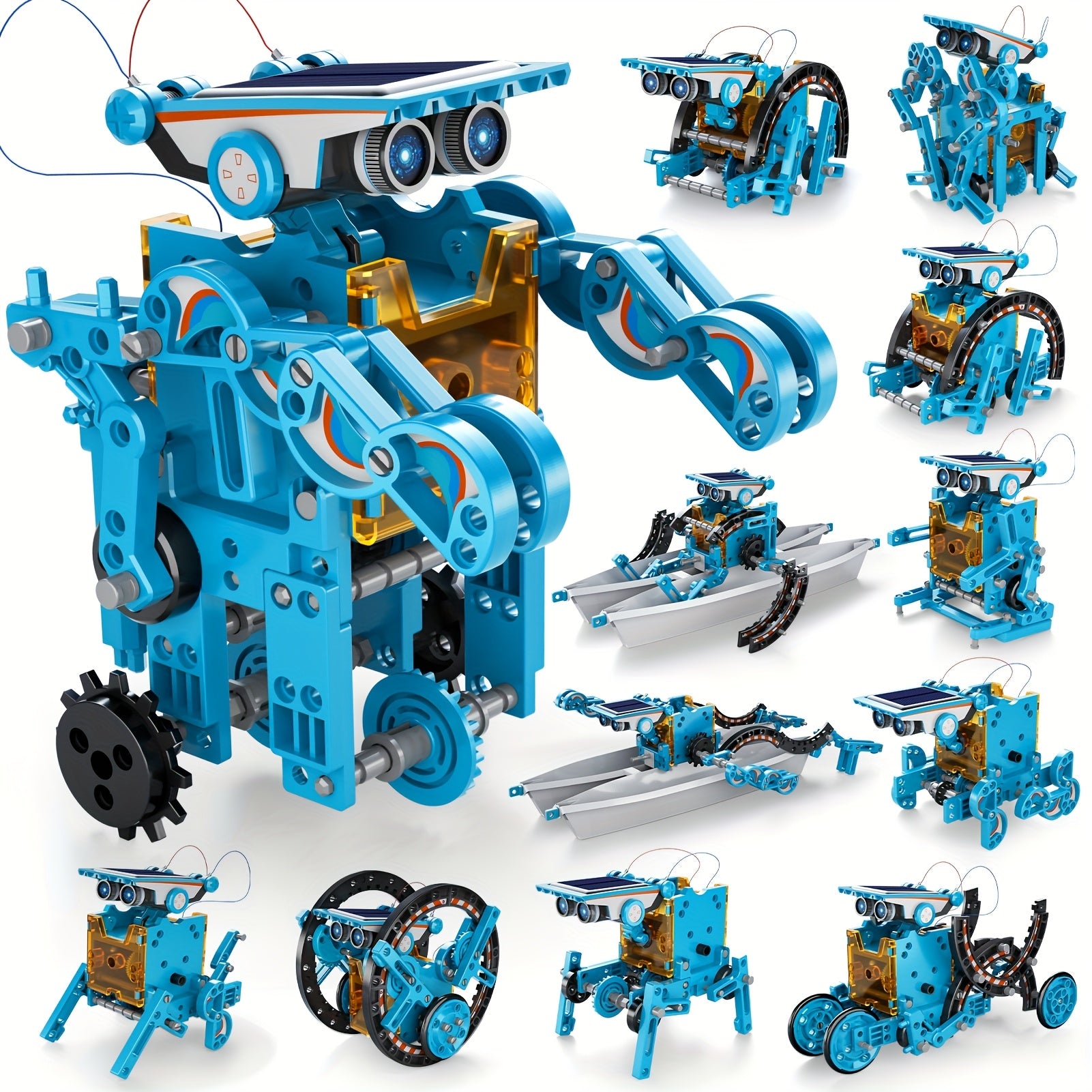 12-in-1 Solar Robot Kit for Kids – STEM Building Science Experiment Toy Educational Gift for Boys & Girls Ages 8-13