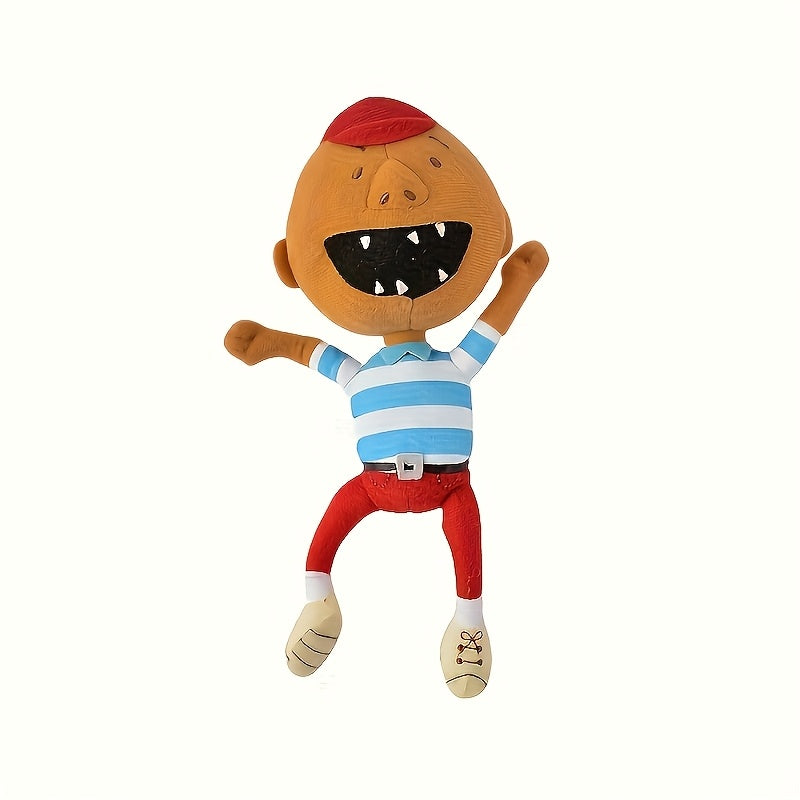 Mischief Plush Toy 7 Inch Soft Stuffed Character Doll - Pocket-Sized Quirky Desk Companion Collectible Gift for Adults Teens Deep Brown
