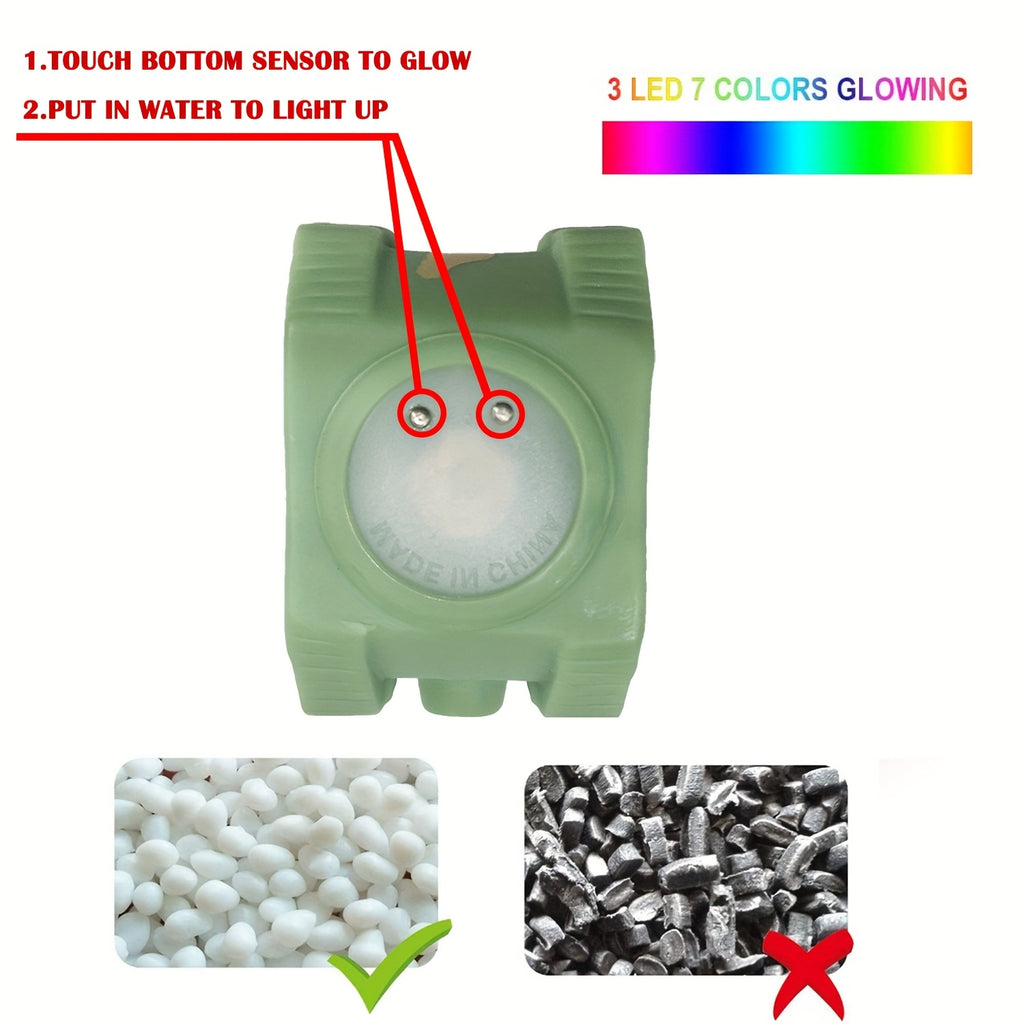 Light-Up Boat Floating Bath Toys 6 or 8 Pcs – Flashing Color-Changing LED Ships for Baby, Infant & Toddler, Bathtub Shower & Pool Toys, Random Colors, Fun Water Play Gift for Kids
