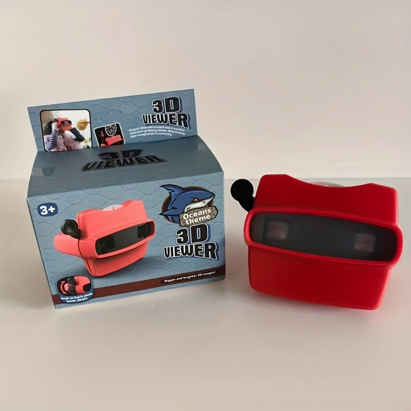 Kids 3D Slide Viewer Toy with Slides – Educational Viewing Machine Space Ocean Animals Dinosaurs Themes for Toddlers & Children Ages 3+