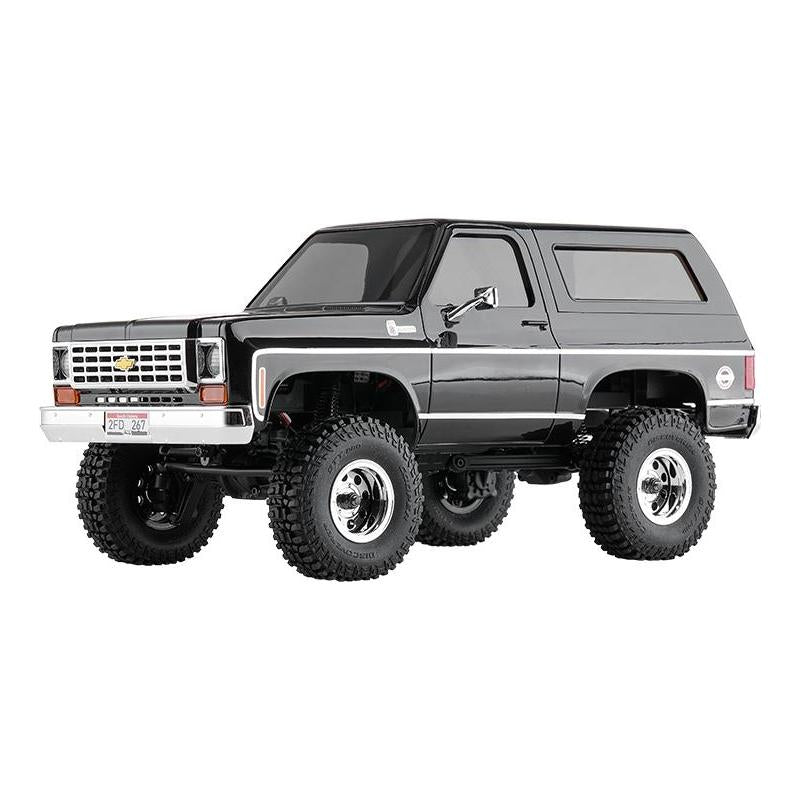 RC Rock Crawler FMS Chevy K5 Blazer FCX24S, 1/24 Scale RTR 4WD Electric SUV with 2.4GHz 3-Channel Remote Control and Batteries
