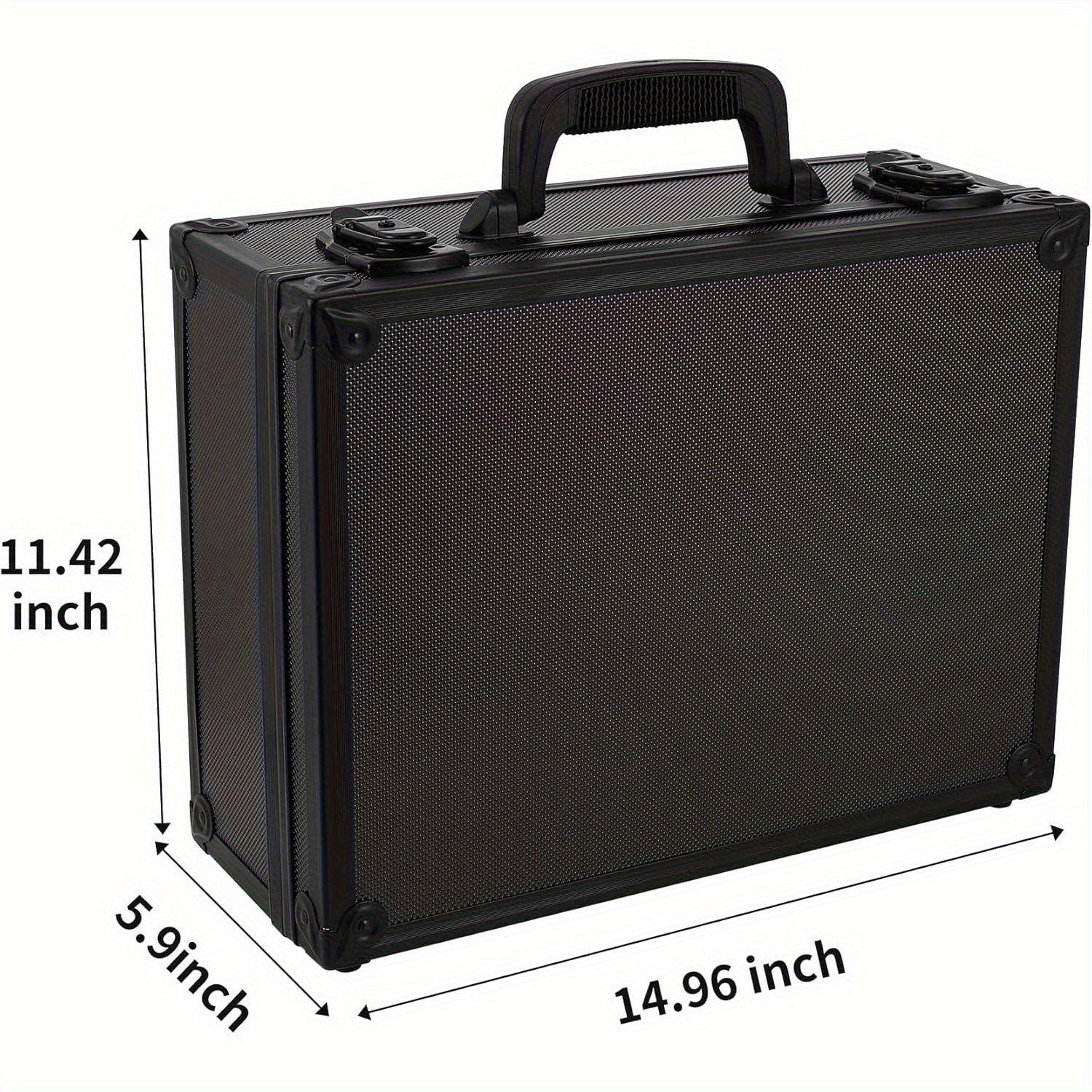 Trading Card Top Loader Storage Box Holds 600+ Cards 3"x4" 35pt Rigid Card Case Organizer with Lock for Sports Cards Pokemon MTG