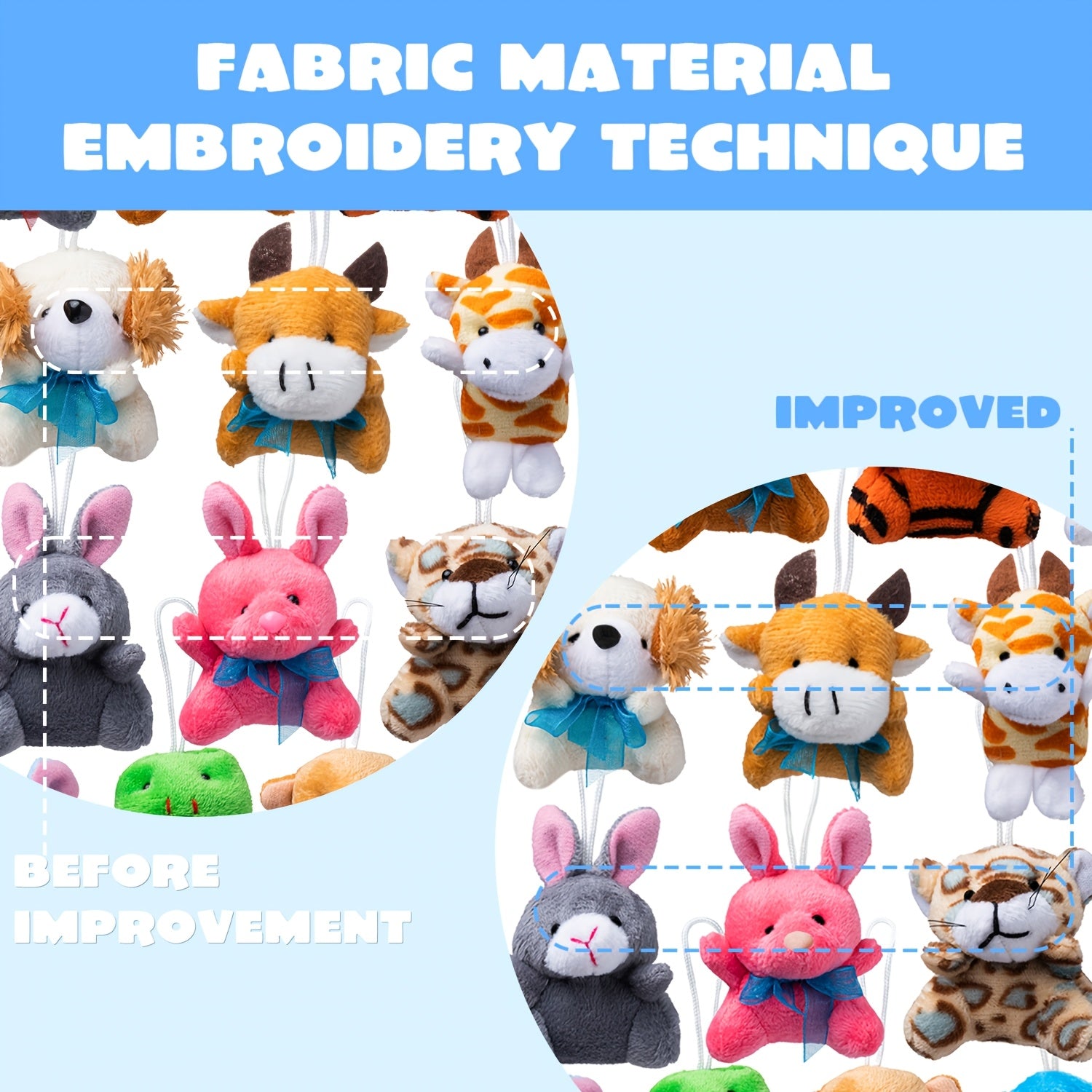 36 Pack Mini Animal Plush Toy Assortment 3 Inch – 36 Different Animals with Keychains, Bulk Party Favors, Carnival Prizes, Classroom Rewards, Pinata Fillers, Halloween Christmas Birthday Gift for Kids