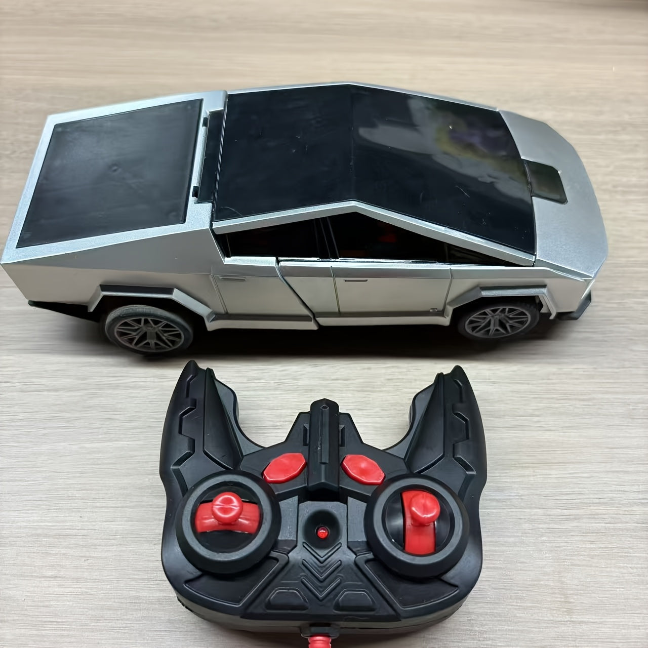 1:18 Scale One-Button Transforming Robot RC Car with LED Headlights - 360° Spinning & Drifting Remote Control Toy Car Birthday Christmas Easter Gift for Boys Girls