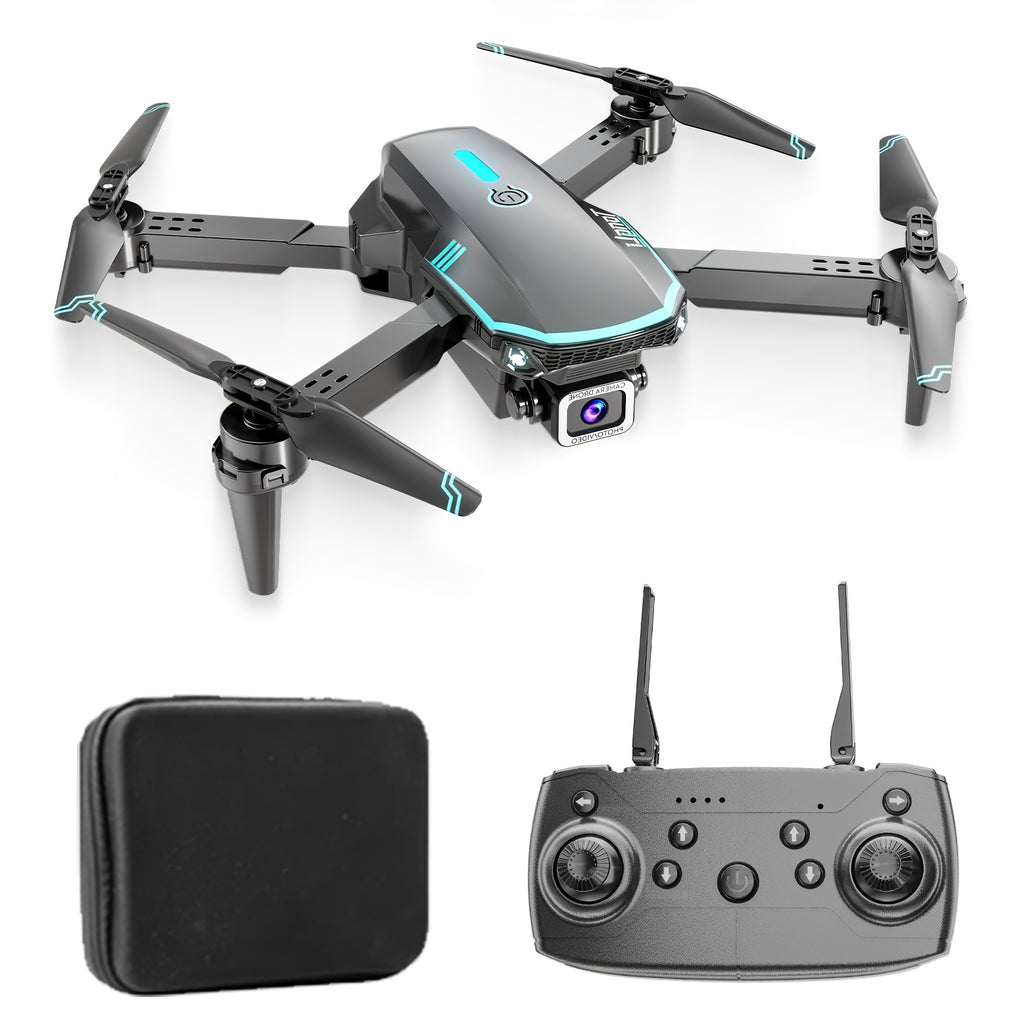 Foldable Beginner Drone with Optical Flow Hover & 360° Stunts – RC Quadcopter, Headless Mode, One-Key Takeoff/Landing, Crash-Resistant, Aerial Photography, Easy to Fly Gift