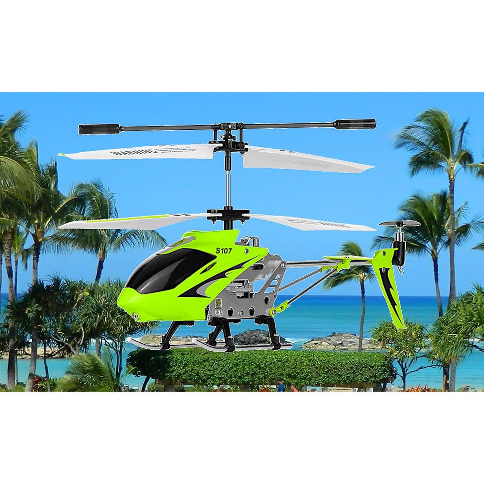 RC Helicopter 3.5 Channel with Gyro Stabilizer - Indoor Remote Control Helicopter for Kids & Beginners, USB Rechargeable, Ready to Fly, Birthday Gift Toy