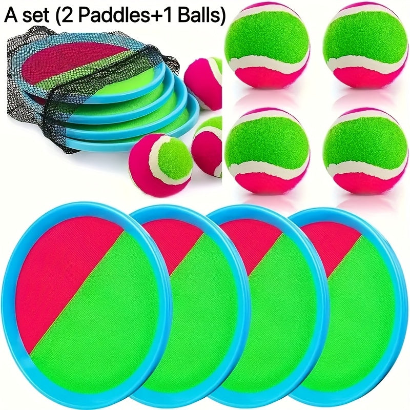 Sticky Ball Toy Outdoor Game for Beach Playground & Backyard, Mixed Color Throwing Catching Toy for Kids & Adults, Fun Gift for Halloween Easter Christmas New Year