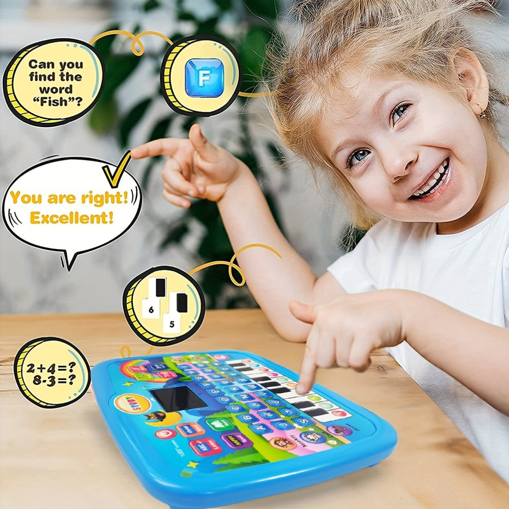 Kids Educational Learning Machine with 2.2" Screen – Alphabet, Numbers, Music, Animal Sounds & Piano – Early Learning Tablet Toy for Toddlers & Preschoolers