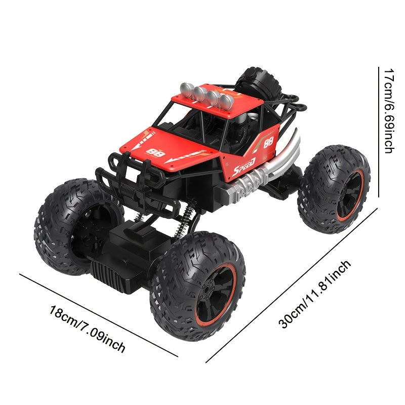 Large High-Speed RC Car USB Rechargeable Remote Control All-Terrain Off-Road Truck Racing Vehicle – Cool Toy Gift for Boys Ages 6 and Up