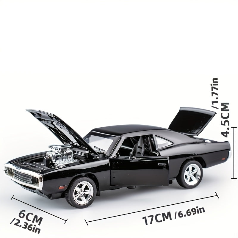 1:32 Scale Die-Cast Dodge Challenger Model Car – Zinc Alloy Static Replica Collectible Gift for Car Enthusiasts, Adults & Teens