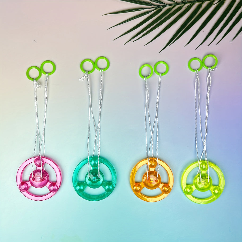Light Up Flywheel Spinner Toys 30 Pack – Glow in the Dark Pull Cord Flashing Flywheel Bulk Party Favors for Kids, Goodie Bag Stuffers, Christmas Halloween Birthday Gifts