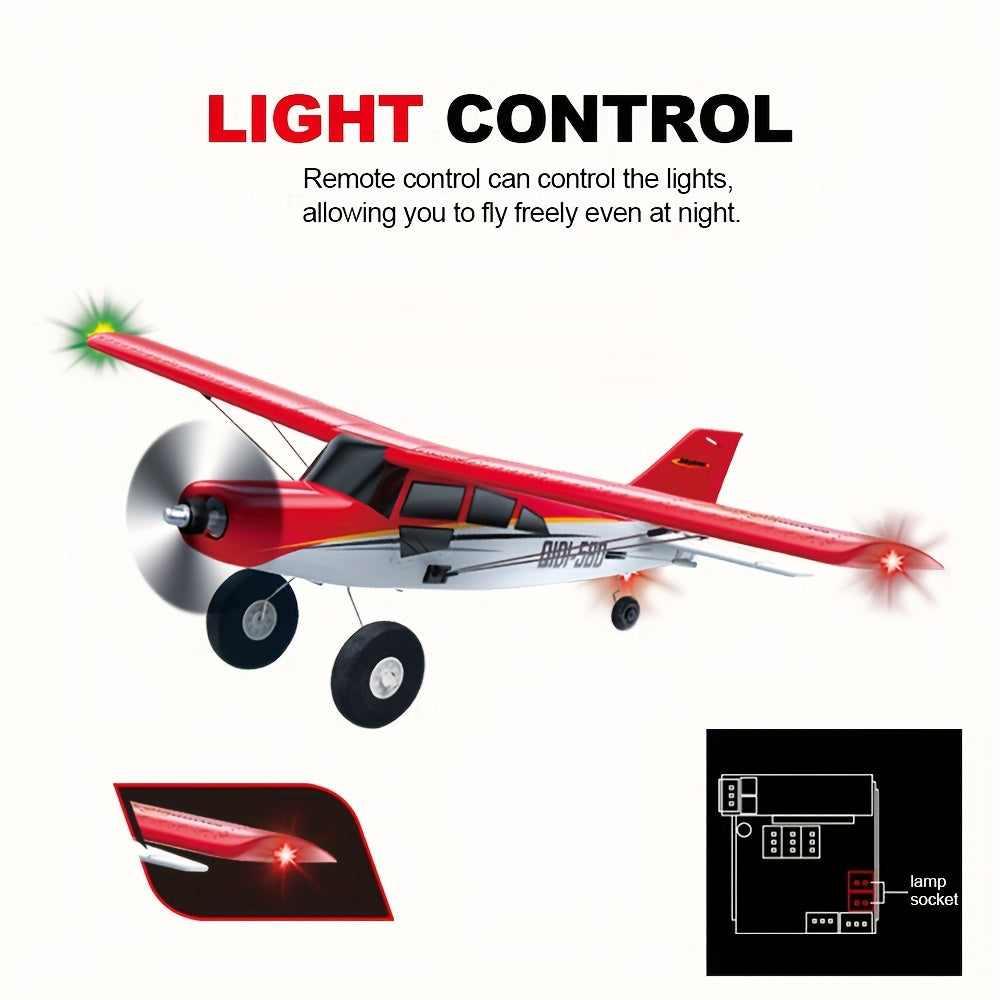 RC Fixed Wing Airplane 6-Channel Brushless Motor with 6-Axis Gyro 3D Stunts EPP Foam Aircraft - QIDI-560 M7 Aerobatic Remote Control Plane Dual Battery Outdoor Hobbyist Glider