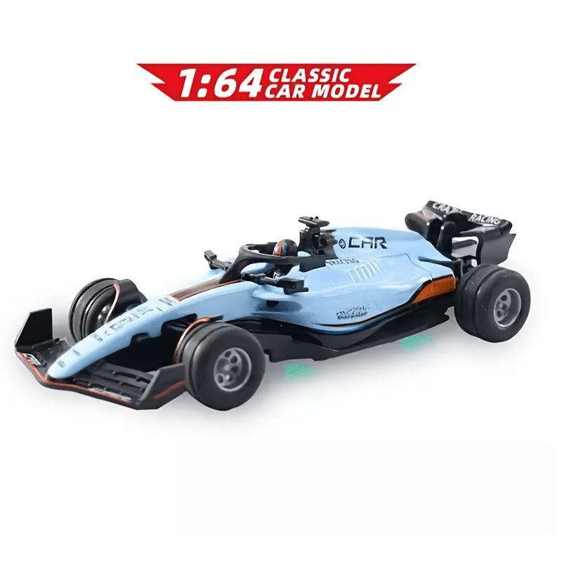 Mini RC Racing Car 1:64 Scale 4WD Drift Alloy Die-Cast with Lights & Adjustable Speed, 2.4G Remote Control Car for Boys Kids Adults, Indoor Outdoor Christmas Birthday Gift