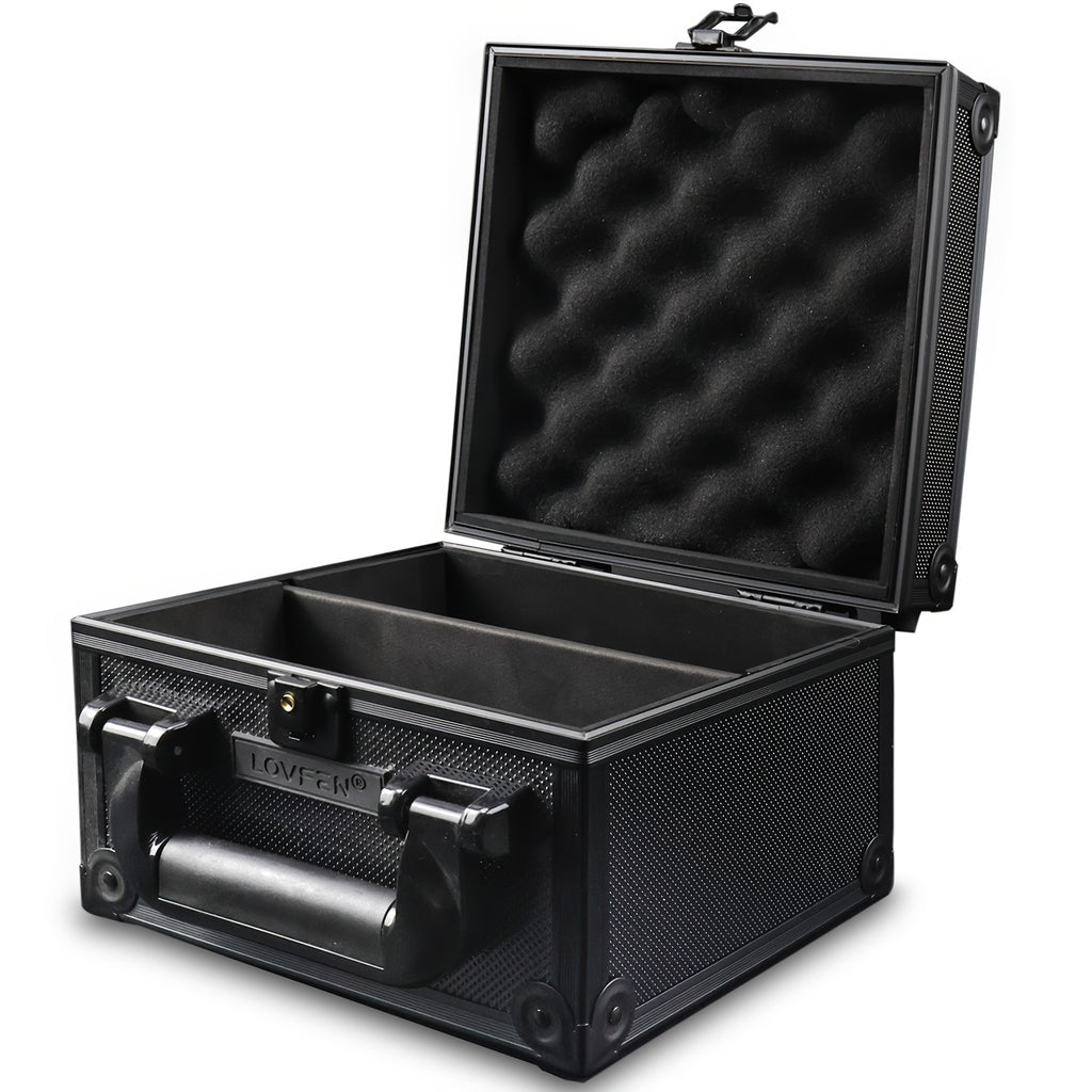Trading Card Top Loader Storage Box Holds 600+ Cards 3"x4" 35pt Rigid Card Case Organizer with Lock for Sports Cards Pokemon MTG