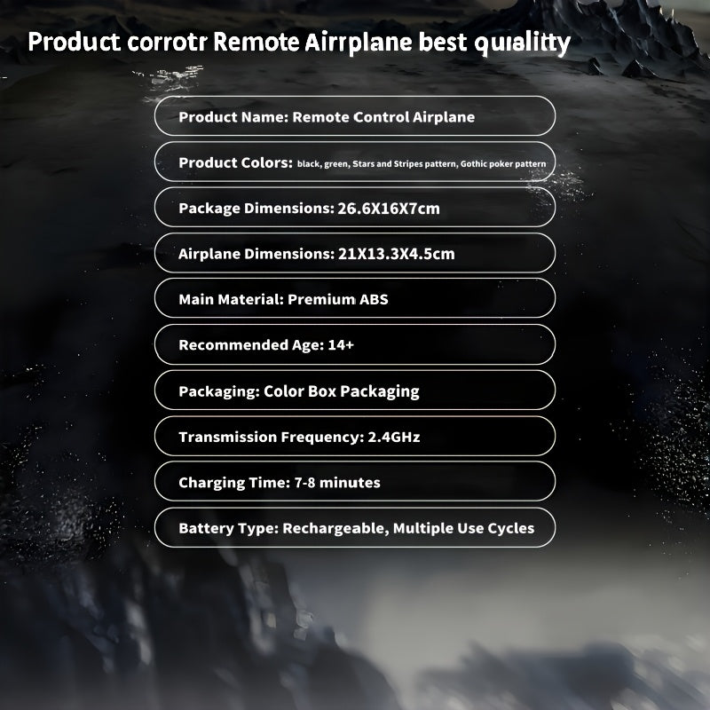 RC Drone with Altitude Hold & 360° Stunt Flips – LED Remote Control Aircraft, One-Key Takeoff/Landing, Rechargeable Battery, Beginner Friendly