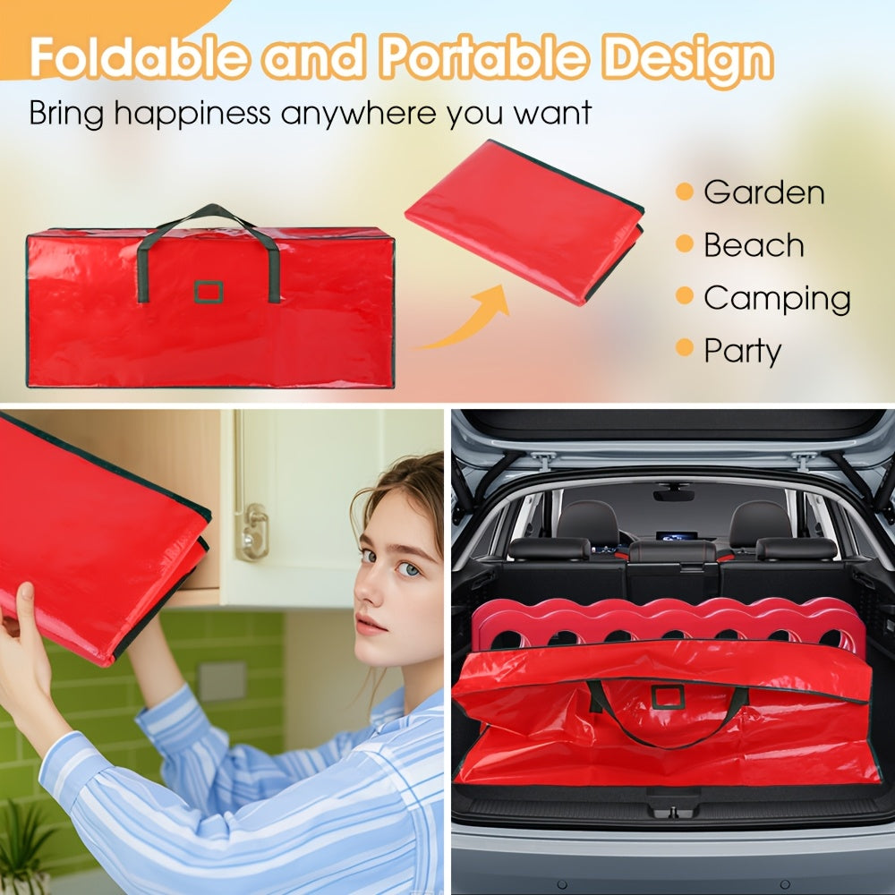 Giant 4 in a Row Storage Bag 47 Inch Jumbo Connect Four Game Carrying Bag Cloth Tote for Easy Transport & Organization Outdoor Party Accessory