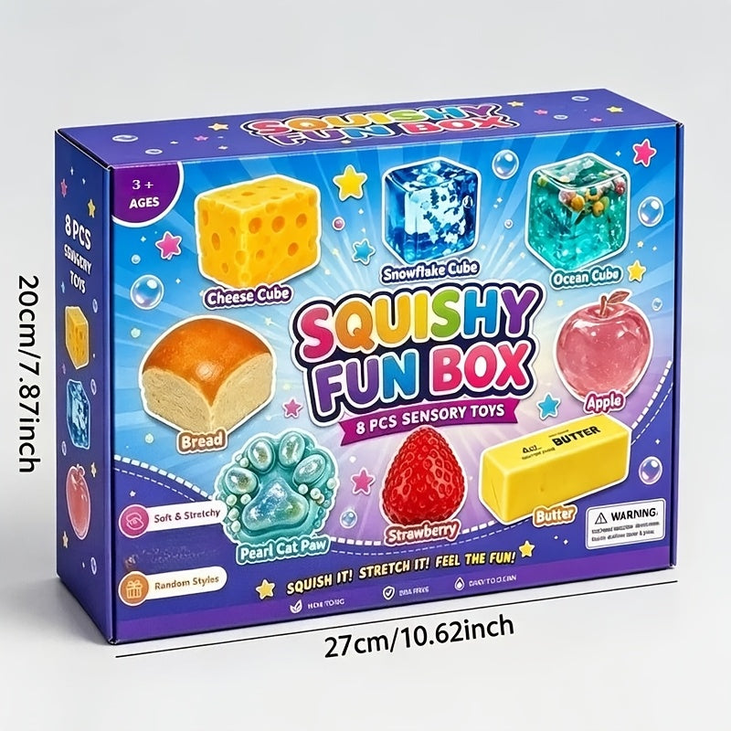 Surprise Candy Calendar Gift Box 8 Malt Candy Treats Cute Desktop Ornament Party Favor Holiday Decoration Graduation Birthday Gift Kids Teens Adults