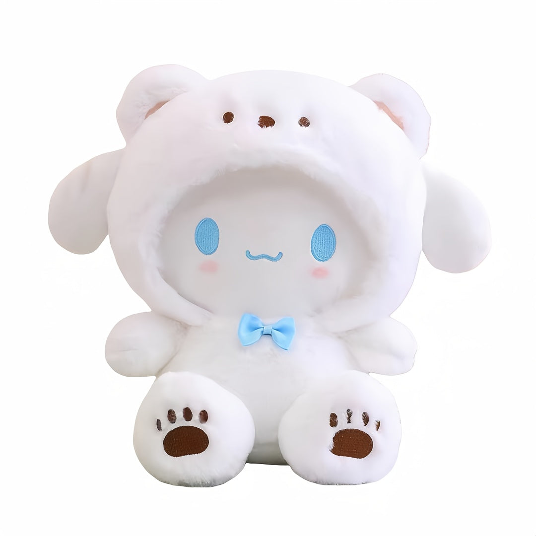 Cute Character Plush Dolls Stuffed Animals - Kawaii Dog & Kuromi Style Plushies for Girls, Soft Anime Plush Toy Gift for Birthday Easter Christmas Holiday, Room Decor Collectible Plush