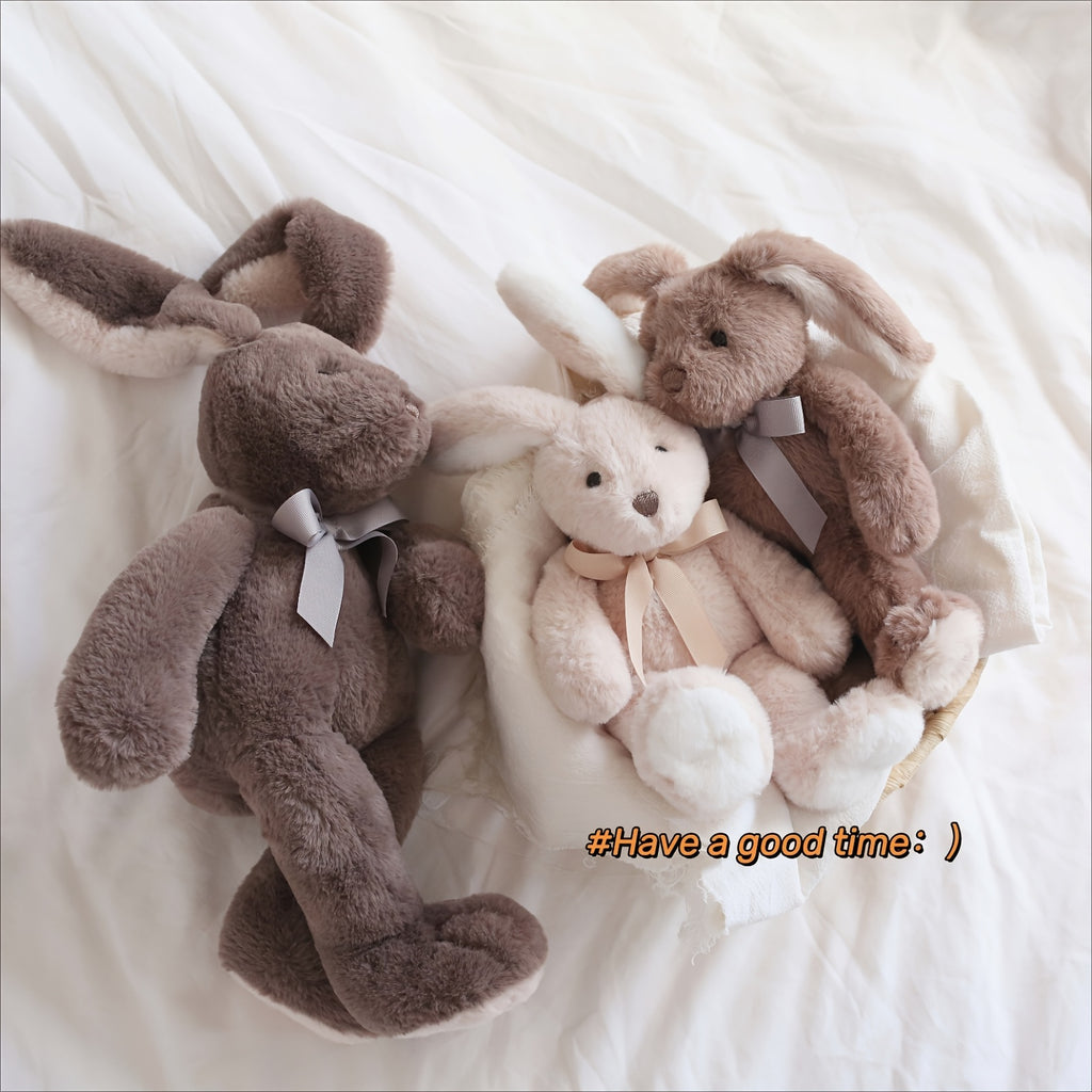 Bunny Stuffed Animal Soft Rabbit Plush Toy Cute Easter Basket Gift for Baby Girls Women Kids Birthday Holiday