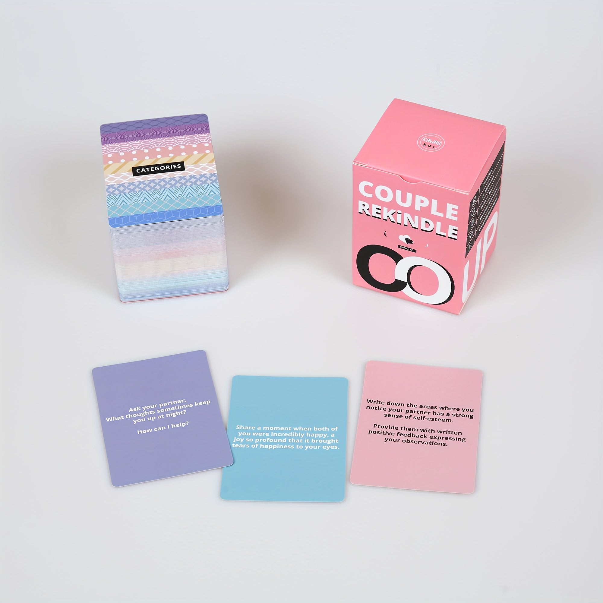 Couples Conversation Starter Card Game 165 Cards Date Night Reconnect Strengthen Bond Romantic Tabletop Game Valentine's Day Wedding Anniversary Gift