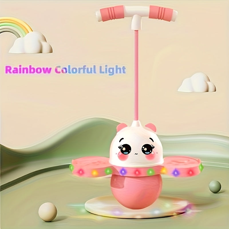 LED Light Up Bouncing Ball for Kids Colorful Flashing Lights Indoor Outdoor Active Play Toy for Boys Girls Ages 3 4 5 6 7 8 - Birthday Gift