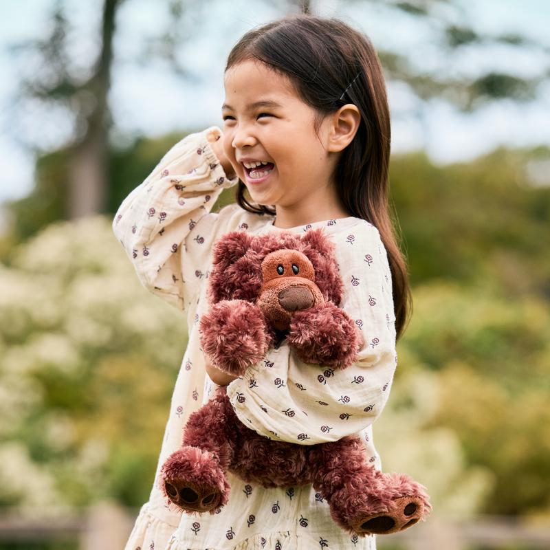 GUND Philbin Classic Teddy Bear 12 Inch Chocolate Brown - Premium Soft Plush Stuffed Animal for Ages 1 and Up, Faux Suede Paw Pads & Oversized Huggable Paws, Forever Friends Promise, Cuddle Toy Gift for Kids Babies Toddlers