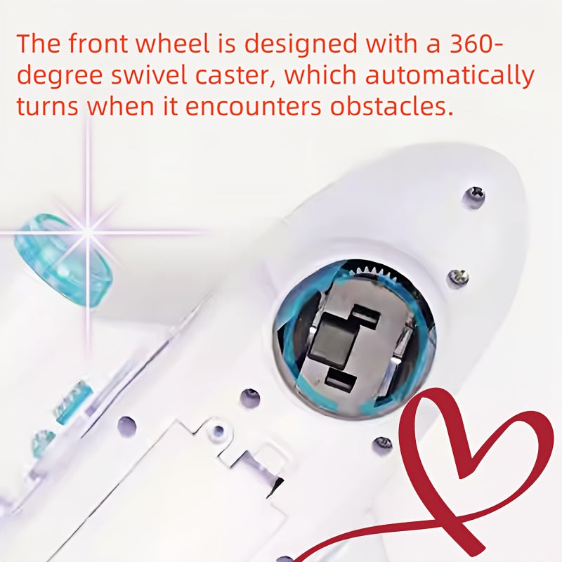 Interactive LED Light & Sound Electric Airplane Toy for Kids Ages 3+ – Battery-Powered Aircraft with Lights & Realistic Sounds, Christmas & Holiday Gift